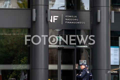  01.10.2022 WARSZAWA<br />
UPADLOSC GETIN NOBLE BANK<br />
N/Z KOMISJA NADZORU FINANSOWEGO KNF<br />
FOT. MARCIN BANASZKIEWICZ/FOTONEWS  