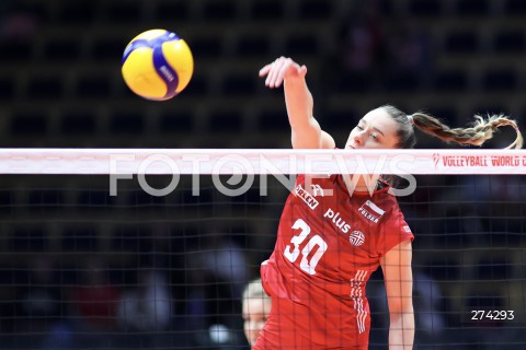  05.10.2022 LODZ SIATKOWKA <br />
FIVB WOMEN'S WORLD CHAMPIONSHIP<br />
MISTRZOSTWA SWIATA W SIATKOWCE KOBIET<br />
MECZ USA POLSKA ( USA - POLAND ) <br />
N/Z OLIVIA ROZANSKI<br />
 