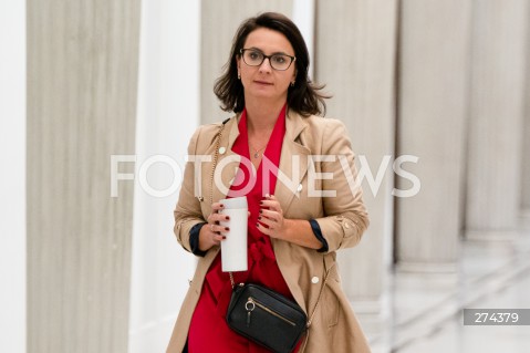  07.10.2022 WARSZAWA SEJM <br />
POSIEDZENIE SEJMU <br />
N/Z KAMILA GASIUK PIHOWICZ<br />
FOT. MARCIN BANASZKIEWICZ/FOTONEWS 