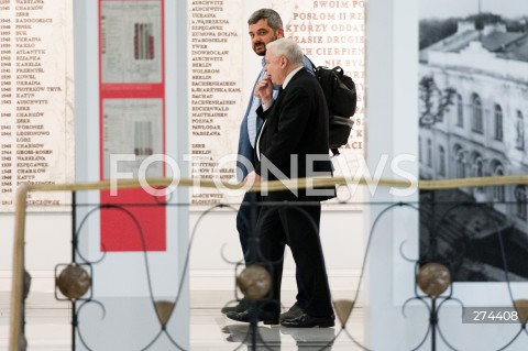  07.10.2022 WARSZAWA SEJM <br />
POSIEDZENIE SEJMU <br />
N/Z JAROSLAW KACZYNSKI KRZYSZTOF SOBOLEWSKI <br />
FOT. MARCIN BANASZKIEWICZ/FOTONEWS 