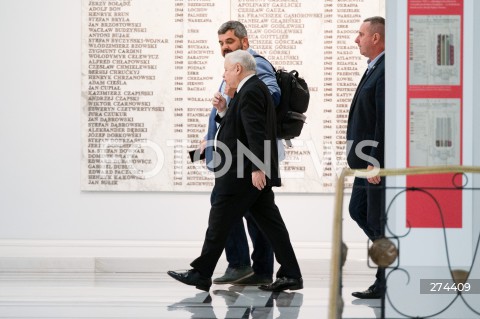  07.10.2022 WARSZAWA SEJM <br />
POSIEDZENIE SEJMU <br />
N/Z JAROSLAW KACZYNSKI KRZYSZTOF SOBOLEWSKI <br />
FOT. MARCIN BANASZKIEWICZ/FOTONEWS 