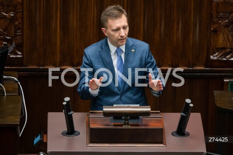  07.10.2022 WARSZAWA SEJM <br />
POSIEDZENIE SEJMU <br />
N/Z LUKASZ SCHREIBER<br />
FOT. MARCIN BANASZKIEWICZ/FOTONEWS 