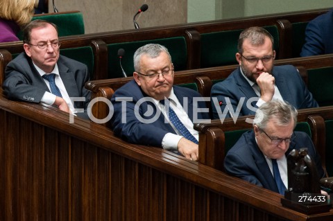  07.10.2022 WARSZAWA SEJM <br />
POSIEDZENIE SEJMU <br />
N/Z MARIUSZ KAMINSKI ANDRZEJ ADAMCZYK GRZEGORZ PUDA<br />
FOT. MARCIN BANASZKIEWICZ/FOTONEWS 