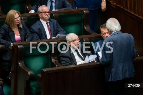  07.10.2022 WARSZAWA SEJM <br />
POSIEDZENIE SEJMU <br />
N/Z RYSZARD TERLECKI JAROSLAW KACZYNSKI MARIUSZ BLASZCZAK<br />
FOT. MARCIN BANASZKIEWICZ/FOTONEWS 