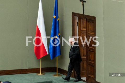  07.10.2022 WARSZAWA SEJM <br />
POSIEDZENIE SEJMU <br />
N/Z JAROSLAW KACZYNSKI<br />
FOT. MARCIN BANASZKIEWICZ/FOTONEWS 