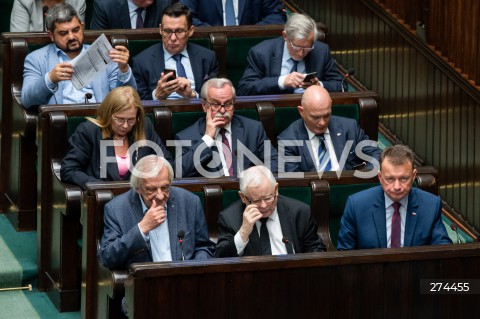  07.10.2022 WARSZAWA SEJM <br />
POSIEDZENIE SEJMU <br />
N/Z RYSZARD TERLECKI JAROSLAW KACZYNSKI MARIUSZ BLASZCZAK<br />
FOT. MARCIN BANASZKIEWICZ/FOTONEWS 