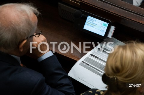  07.10.2022 WARSZAWA SEJM <br />
POSIEDZENIE SEJMU <br />
N/Z GLOSOWANIE WYBOR CZLONKOW RADY POLITYKI PIENIEZNEJ<br />
FOT. MARCIN BANASZKIEWICZ/FOTONEWS 