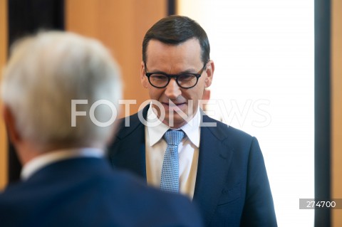  11.10.2022 WARSZAWA KPRM<br />
SPOTKANIE PREMIERA MATEUSZA MORAWIECKIEGO Z SAMORZADOWCAMI<br />
N/Z PREMIER MATEUSZ MORAWIECKI<br />
FOT. MARCIN BANASZKIEWICZ/FOTONEWS 