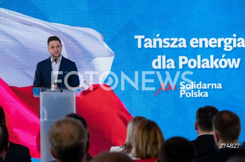  15.10.2022 WARSZAWA<br />
KONWENCJA SOLIDARNEJ POLSKI<br />
TANSZA ENERGIA DLA POLAKOW<br />
N/Z PATRYK JAKI<br />
FOT. MARCIN BANASZKIEWICZ/FOTONEWS  