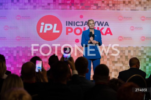  22.10.2022 WARSZAWA<br />
KONWENCJA PARTII INICJATYWA POLSKA<br />
OPIEKUNCZA POLSKA<br />
N/Z BARBARA NOWACKA<br />
FOT. MARCIN BANASZKIEWICZ/FOTONEWS 