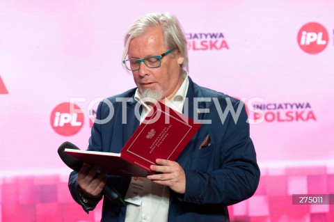  22.10.2022 WARSZAWA<br />
KONWENCJA PARTII INICJATYWA POLSKA<br />
OPIEKUNCZA POLSKA<br />
N/Z JAKUB KARYS<br />
FOT. MARCIN BANASZKIEWICZ/FOTONEWS 