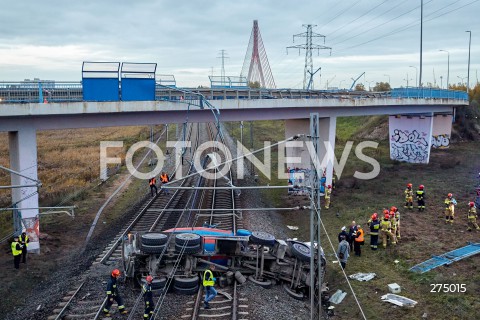 Wypadek betoniarki w Gdańsku