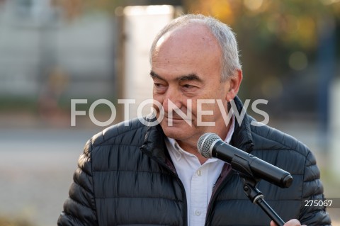  27.10.2022 WARSZAWA<br />
UROCZYSTOSC SADZENIA 3 TYS. CEBULEK TULIPANOW IRENA SENDLER<br />
N/Z ZYGMUNT STEPINSKI<br />
FOT. MARCIN BANASZKIEWICZ/FOTONEWS  