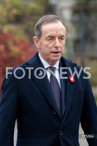  11.11.2022 WARSZAWA<br />
SWIETO NIEPODLEGLOSCI<br />
SKLADANIE WIENCOW POD POMNIKIEM IGNACEGO JANA PADEREWSKIEGO<br />
N/Z MARSZALEK SENATU TOMASZ GRODZKI<br />
FOT. MARCIN BANASZKIEWICZ/FOTONEWS  