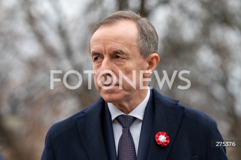  11.11.2022 WARSZAWA<br />
SWIETO NIEPODLEGLOSCI<br />
SKLADANIE WIENCOW POD POMNIKIEM IGNACEGO JANA PADEREWSKIEGO<br />
N/Z MARSZALEK SENATU TOMASZ GRODZKI<br />
FOT. MARCIN BANASZKIEWICZ/FOTONEWS  