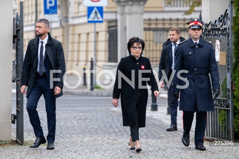  11.11.2022 WARSZAWA<br />
SWIETO NIEPODLEGLOSCI<br />
SKLADANIE WIENCOW POD POMNIKIEM IGNACEGO JANA PADEREWSKIEGO<br />
N/Z MARSZALEK SEJMU ELZBIETA WITEK<br />
FOT. MARCIN BANASZKIEWICZ/FOTONEWS  