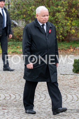  11.11.2022 WARSZAWA<br />
SWIETO NIEPODLEGLOSCI<br />
SKLADANIE WIENCOW POD POMNIKIEM IGNACEGO JANA PADEREWSKIEGO<br />
N/Z JAROSLAW KACZYNSKI<br />
FOT. MARCIN BANASZKIEWICZ/FOTONEWS  