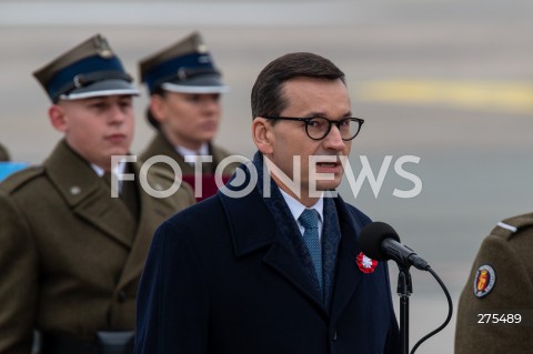  12.11.2022 WARSZAWA<br />
UROCZYSTOSCI POGRZEBOWE PREZYDENTOW RP NA UCHODZSTWIE<br />
N/Z PREMIER MATEUSZ MORAWIECKI<br />
FOT. MARCIN BANASZKIEWICZ/FOTONEWS  