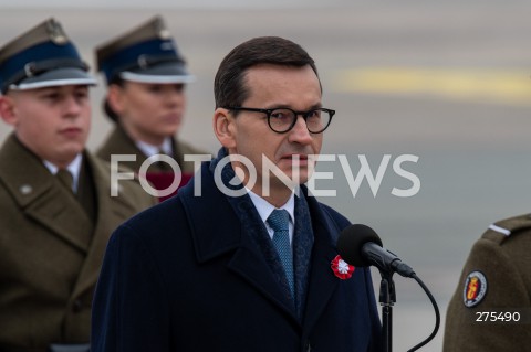  12.11.2022 WARSZAWA<br />
UROCZYSTOSCI POGRZEBOWE PREZYDENTOW RP NA UCHODZSTWIE<br />
N/Z PREMIER MATEUSZ MORAWIECKI<br />
FOT. MARCIN BANASZKIEWICZ/FOTONEWS  