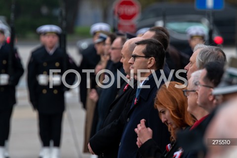  12.11.2022 WARSZAWA<br />
UROCZYSTOSCI POGRZEBOWE PREZYDENTOW RP NA UCHODZSTWIE<br />
N/Z PREMIER MATEUSZ MORAWIECKI<br />
FOT. MARCIN BANASZKIEWICZ/FOTONEWS  