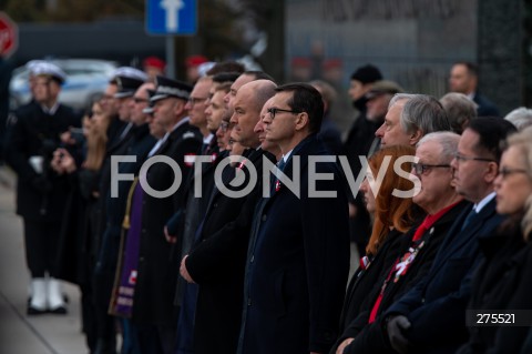  12.11.2022 WARSZAWA<br />
UROCZYSTOSCI POGRZEBOWE PREZYDENTOW RP NA UCHODZSTWIE<br />
N/Z PREMIER MATEUSZ MORAWIECKI<br />
FOT. MARCIN BANASZKIEWICZ/FOTONEWS  