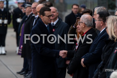  12.11.2022 WARSZAWA<br />
UROCZYSTOSCI POGRZEBOWE PREZYDENTOW RP NA UCHODZSTWIE<br />
N/Z PREMIER MATEUSZ MORAWIECKI<br />
FOT. MARCIN BANASZKIEWICZ/FOTONEWS  