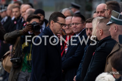  12.11.2022 WARSZAWA<br />
UROCZYSTOSCI POGRZEBOWE PREZYDENTOW RP NA UCHODZSTWIE<br />
N/Z PREMIER MATEUSZ MORAWIECKI<br />
FOT. MARCIN BANASZKIEWICZ/FOTONEWS  