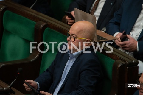  13.12.2022 WARSZAWA <br />
68. POSIEDZENIE SEJMU RP<br />
DEBATA NAD WNIOSKIEM O ODWOLANIE MINISTRA SPRAWIEDLIWOSCI ZBIGNIEWA ZIOBRO<br />
N/Z TOMASZ ZIMOCH<br />
 