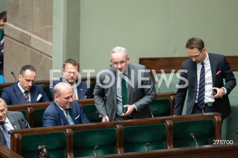  13.12.2022 WARSZAWA <br />
68. POSIEDZENIE SEJMU RP<br />
DEBATA NAD WNIOSKIEM O ODWOLANIE MINISTRA SPRAWIEDLIWOSCI ZBIGNIEWA ZIOBRO<br />
N/Z SZYMON SZYNKOWSKI VEL SEK ADAM NIEDZIELSKI<br />
 