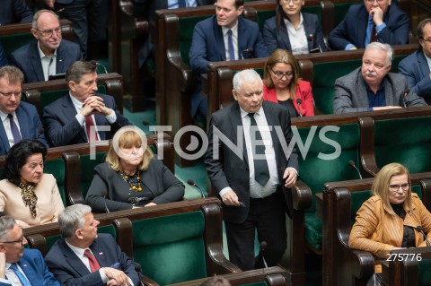  13.12.2022 WARSZAWA <br />
68. POSIEDZENIE SEJMU RP<br />
DEBATA NAD WNIOSKIEM O ODWOLANIE MINISTRA SPRAWIEDLIWOSCI ZBIGNIEWA ZIOBRO<br />
N/Z JAROSLAW KACZYNSKI KLUB PIS<br />
 