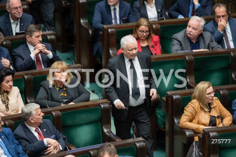  13.12.2022 WARSZAWA <br />
68. POSIEDZENIE SEJMU RP<br />
DEBATA NAD WNIOSKIEM O ODWOLANIE MINISTRA SPRAWIEDLIWOSCI ZBIGNIEWA ZIOBRO<br />
N/Z JAROSLAW KACZYNSKI KLUB PIS<br />
 