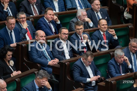  13.12.2022 WARSZAWA <br />
68. POSIEDZENIE SEJMU RP<br />
DEBATA NAD WNIOSKIEM O ODWOLANIE MINISTRA SPRAWIEDLIWOSCI ZBIGNIEWA ZIOBRO<br />
N/Z SZYMON SZYNKOWSKI VEL SEK PIOTR MULLER MARCIN HORALA<br />
 