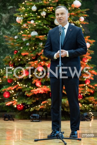  20.12.2022 RZESZOW <br />
MUNDUROWA WIGILIA Z PARA PREZYDENCKA W RZESZOWIE <br />
N/Z PREZYDENT RP ANDRZEJ DUDA <br />
 