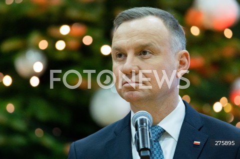  20.12.2022 RZESZOW <br />
MUNDUROWA WIGILIA Z PARA PREZYDENCKA W RZESZOWIE <br />
N/Z PREZYDENT RP ANDRZEJ DUDA <br />
 