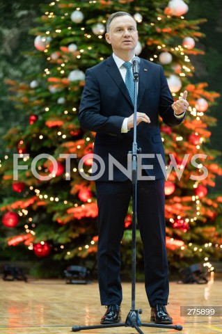  20.12.2022 RZESZOW <br />
MUNDUROWA WIGILIA Z PARA PREZYDENCKA W RZESZOWIE <br />
N/Z PREZYDENT RP ANDRZEJ DUDA <br />
 