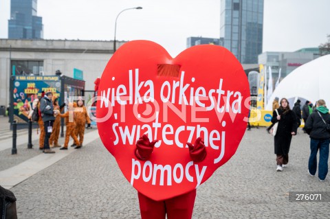  29.01.2023 WARSZAWA<br />
31 FINAL WIELKIEJ ORKIESTRY SWIATECZNEJ POMOCY (WOSP)<br />
N/Z MASKOTKA SERCE WOSP<br />
FOT. MARCIN BANASZKIEWICZ/FOTONEWS  