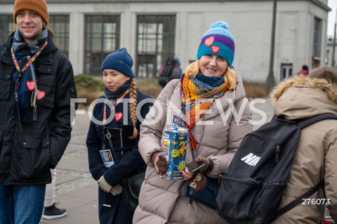  29.01.2023 WARSZAWA<br />
31 FINAL WIELKIEJ ORKIESTRY SWIATECZNEJ POMOCY (WOSP)<br />
N/Z WOLONTARIUSZ<br />
FOT. MARCIN BANASZKIEWICZ/FOTONEWS  