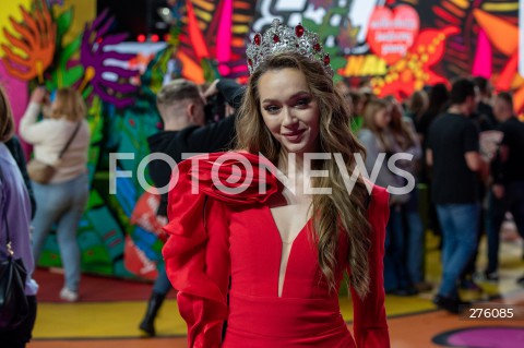  29.01.2023 WARSZAWA<br />
31 FINAL WIELKIEJ ORKIESTRY SWIATECZNEJ POMOCY (WOSP)<br />
N/Z ALEKSANDRA KLEPACZKA MISS POLSKI 2022<br />
FOT. MARCIN BANASZKIEWICZ/FOTONEWS  