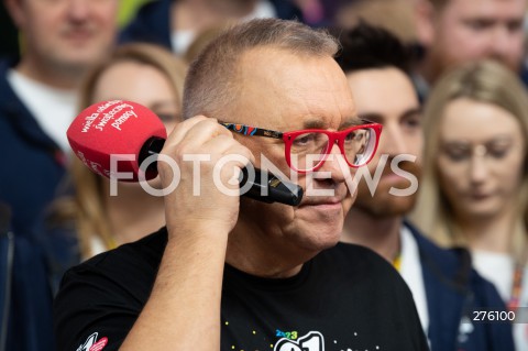  29.01.2023 WARSZAWA<br />
31 FINAL WIELKIEJ ORKIESTRY SWIATECZNEJ POMOCY (WOSP)<br />
N/Z JERZY JUREK OWSIAK<br />
FOT. MARCIN BANASZKIEWICZ/FOTONEWS  