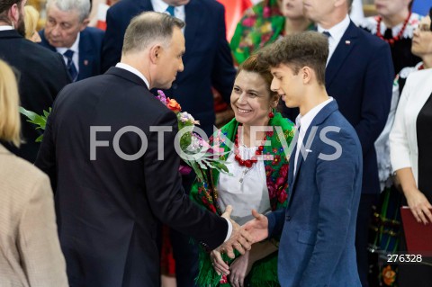  10.02.2023 BRZEZINY <br />
WIZYTA PREZYDENTA ANDRZEJA DUDY W BRZEZINACH<br />
N/Z PREZYDENT ANDRZEJ DUDA<br />
 