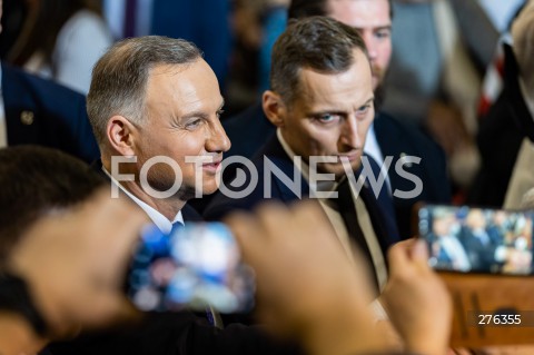  10.02.2023 BRZEZINY <br />
WIZYTA PREZYDENTA ANDRZEJA DUDY W BRZEZINACH<br />
N/Z PREZYDENT ANDRZEJ DUDA<br />
 