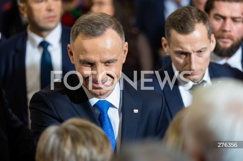  10.02.2023 BRZEZINY <br />
WIZYTA PREZYDENTA ANDRZEJA DUDY W BRZEZINACH<br />
N/Z PREZYDENT ANDRZEJ DUDA<br />
 