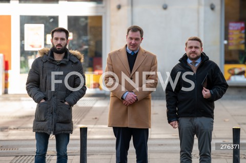  12.02.2023 WARSZAWA<br />
KONFERENCJA PRASOWA SOLIDARNEJ POLSKI<br />
APEL DO PARLAMENTU EUROPEJSKIEGO O WPROWADZENIE LEX SIKORSKI<br />
N/Z PIOTR CIEPLUCHA JACEK OZDOBA<br />
FOT. MARCIN BANASZKIEWICZ/FOTONEWS  