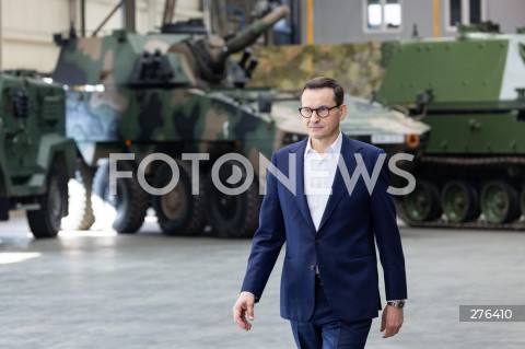 Wizyta premiera Mateusza Morawieckiego w Hucie Stalowa Wola