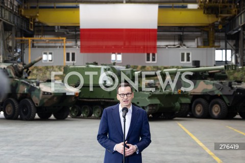  15.02.2023 STALOWA WOLA <br />
WIZYTA PREMIERA MATEUSZA MORAWIECKIEGO W HUCIE STALOWA WOLA <br />
N/Z PREMIER MATEUSZ MORAWIECKI <br />
 