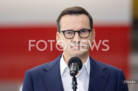  15.02.2023 STALOWA WOLA <br />
WIZYTA PREMIERA MATEUSZA MORAWIECKIEGO W HUCIE STALOWA WOLA <br />
N/Z PREMIER MATEUSZ MORAWIECKI <br />
 