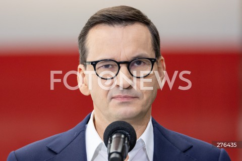  15.02.2023 STALOWA WOLA <br />
WIZYTA PREMIERA MATEUSZA MORAWIECKIEGO W HUCIE STALOWA WOLA <br />
N/Z PREMIER MATEUSZ MORAWIECKI <br />
 