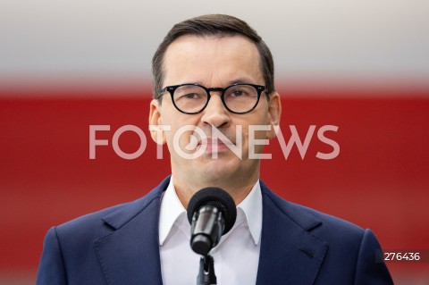  15.02.2023 STALOWA WOLA <br />
WIZYTA PREMIERA MATEUSZA MORAWIECKIEGO W HUCIE STALOWA WOLA <br />
N/Z PREMIER MATEUSZ MORAWIECKI <br />
 