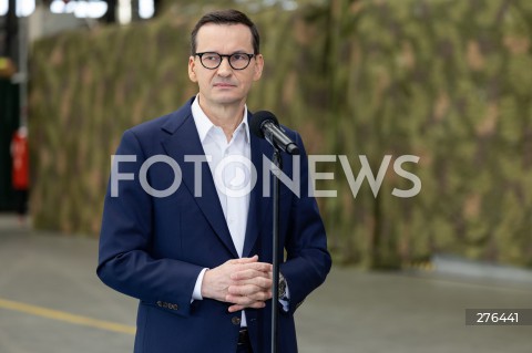  15.02.2023 STALOWA WOLA <br />
WIZYTA PREMIERA MATEUSZA MORAWIECKIEGO W HUCIE STALOWA WOLA <br />
N/Z PREMIER MATEUSZ MORAWIECKI <br />
 