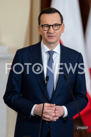  20.02.2023 WARSZAWA<br />
WIZYTA PREMIER WLOCH GIORGII MELONI<br />
N/Z PREMIER MATEUSZ MORAWIECKI<br />
FOT. MARCIN BANASZKIEWICZ/FOTONEWS  